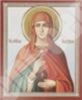 Икона Анастасия Узорешительница поясная №2 на оргалите №1 11х13 двойное тиснение церковная