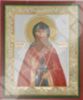 Икона Афанасий Высоцкий на деревянном планшете 6х9 двойное тиснение, аннотация, упаковка, ярлык святая